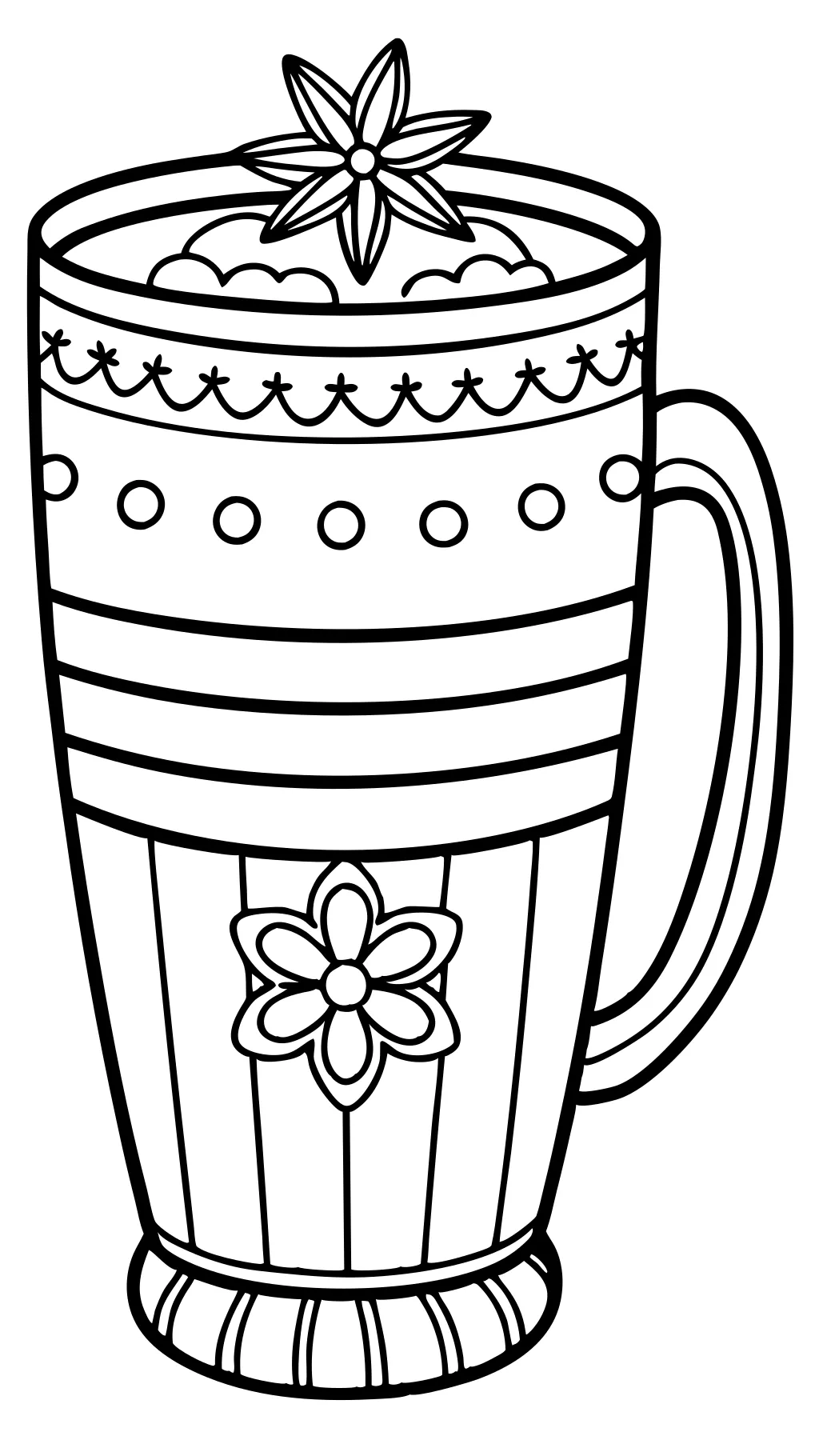 coloriage de tasse